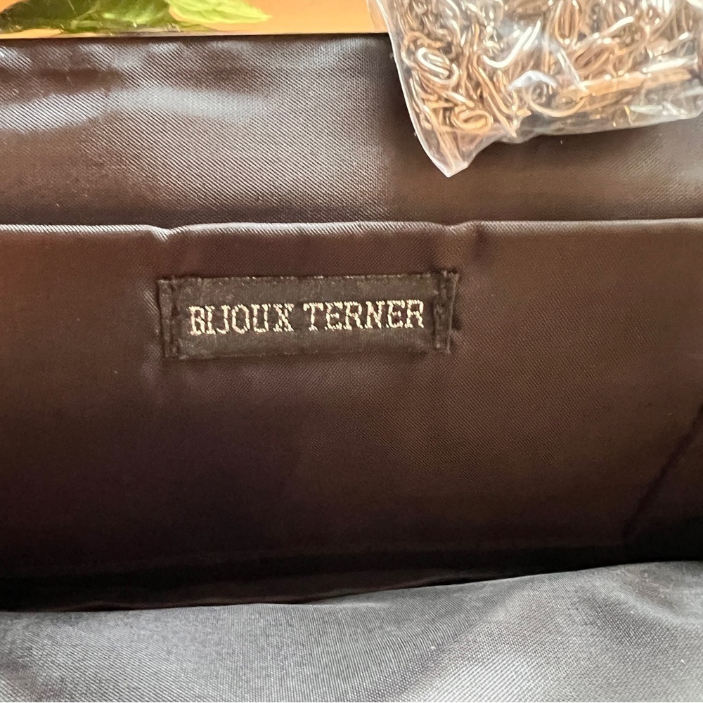Bijoux Terner Little Black Clutch Shoulder Bag - Picture 5 of 14